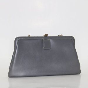 Dark Grey Vintage Clutch Purse